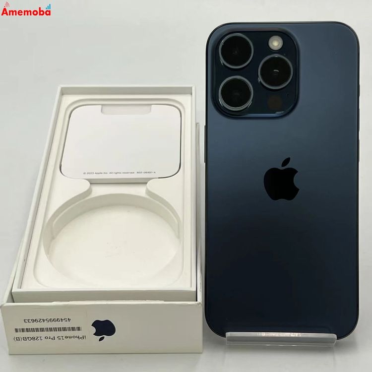 iPhone15 Pro 128GB �֥롼�����˥��� MTUA3J/A docomo��SIM�ե꡼