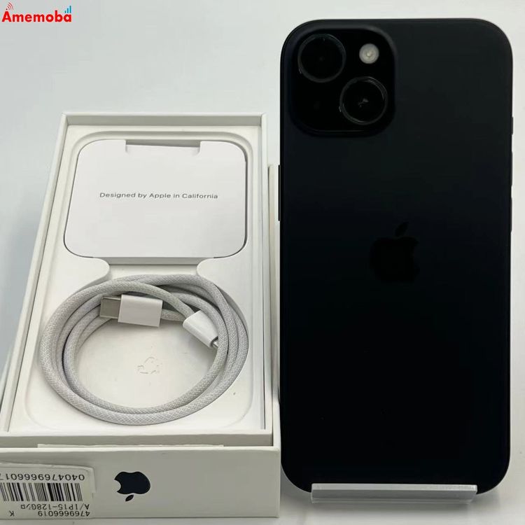 ��®ȯ��iPhone15 128GB �֥�å� MTMH3J/A AU��SIM�ե꡼ ����