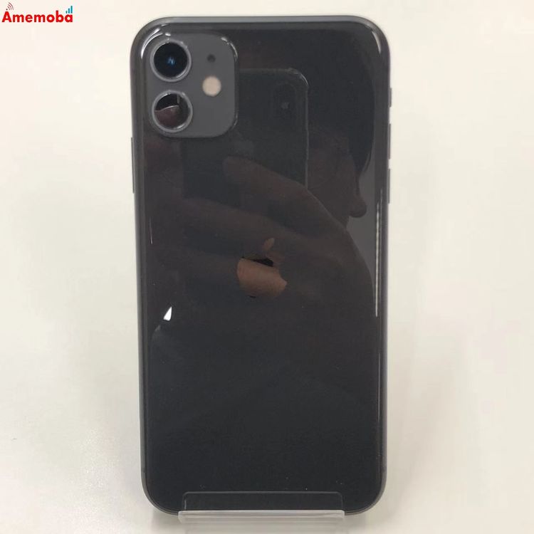 ��®ȯ��iPhone11 128GB �֥�å� MWM02J/A AU��SIM�ե꡼ �������