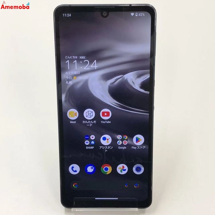 ��®ȯ��AQUOS sense6s 4GB/64GB �֥�å� SHG07 AU��SIM�ե꡼