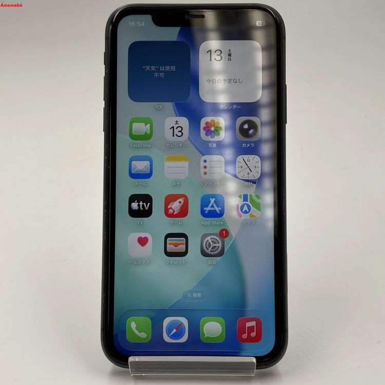 ��®ȯ��iPhone11 64GB �֥�å� MWLT2J/A AU��SIM�ե꡼