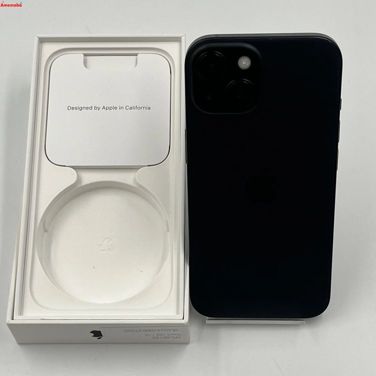 爆速発送iPhone15 128GB ブラック MTMH3J/A docomo版SIMフリー 美品