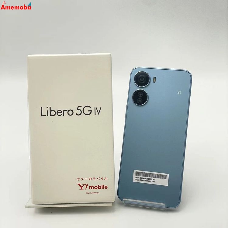��®ȯ��Libero 5G IV 128GB �֥롼 A302ZT Y!mobile��SIM�ե꡼