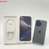 iPhone16 Pro Max 256GB ブラックチタニウム MYWG3J/A AU版SIMフリ