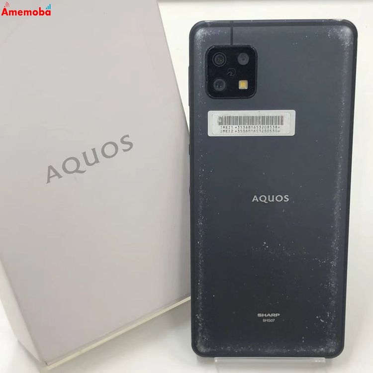 AQUOS sense6s 4GB/64GB �֥�å� SHG07 AU��SIM�ե꡼ �������