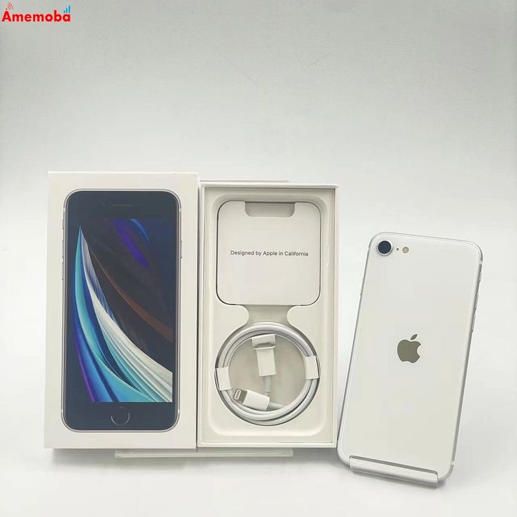 iPhoneSE ��2���� 64GB �ۥ磻�� 3H761J/A AU��SIM�ե꡼ ̤������