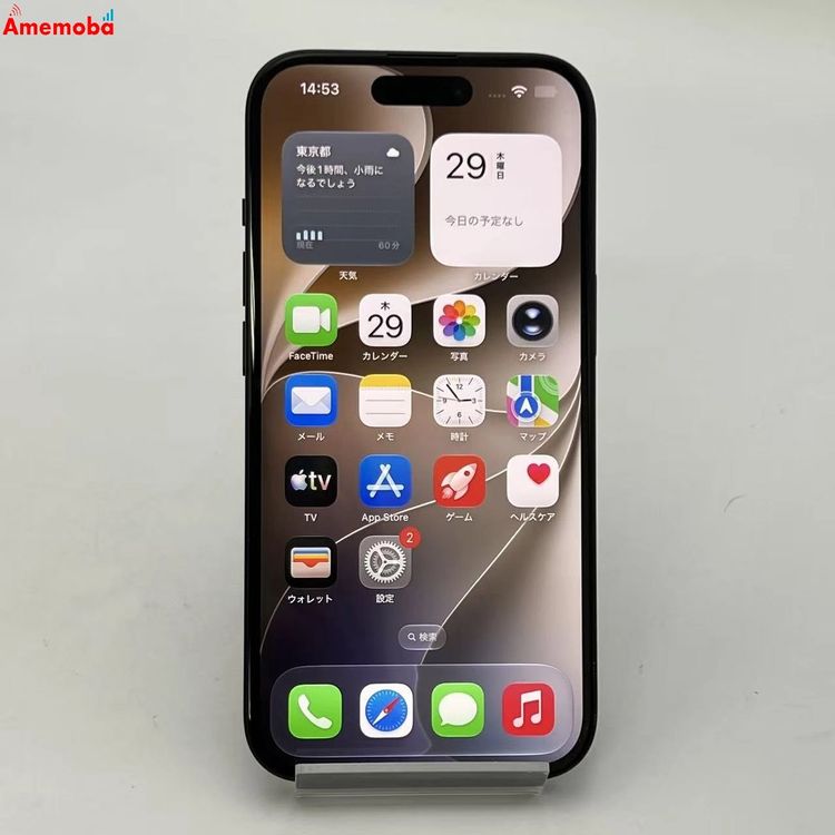 ��®ȯ��iPhone15 256GB �֥�å� MTMN3J/A SIM�ե꡼ ����