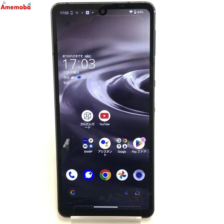 ��®ȯ��AQUOS sense6s 4GB/64GB �֥�å� SHG07 AU��SIM�ե꡼