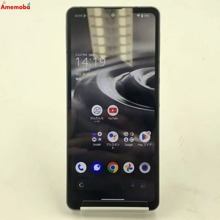 ��®ȯ��AQUOS sense6s 4GB/64GB �֥�å� SHG07 AU��SIM�ե꡼