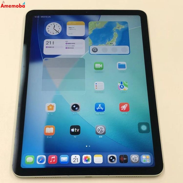 ��®ȯ��iPad Air ��4���� 256GB ���꡼�� MYH72J/A AU��SIM�ե꡼