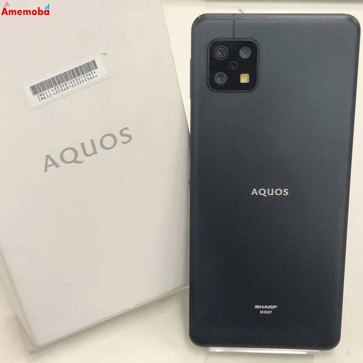 AQUOS sense6s 4GB/64GB �֥�å� SHG07 AU��SIM�ե꡼  ��������