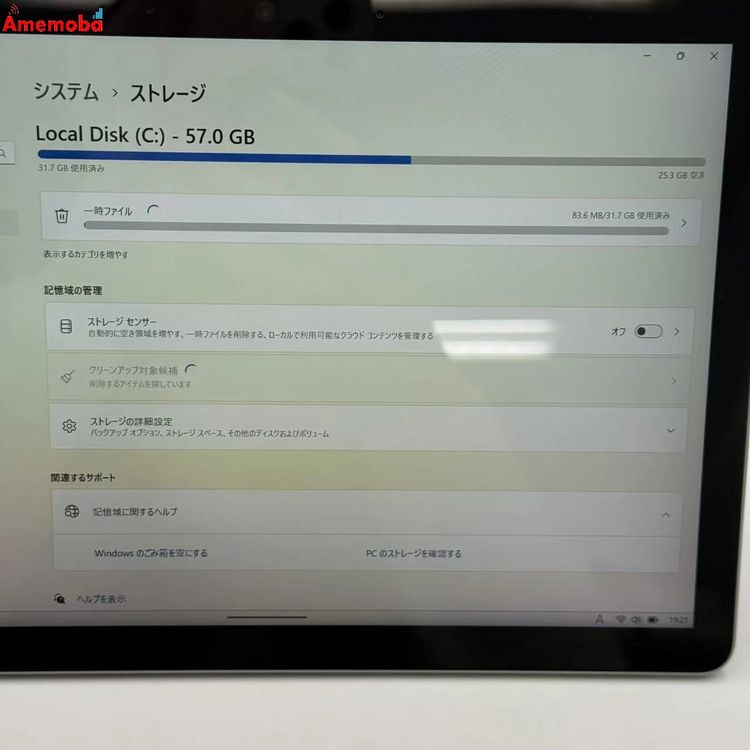 Microsoft Surface Go 3  Wi-Fi��ǥ� 4GB/64GB �ץ���� 8V6