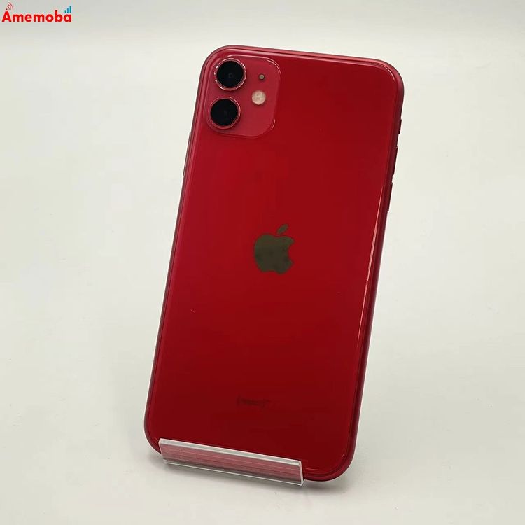 ��®ȯ��iPhone11 128GB Product Red MWM32J/A AU��SIM�ե꡼