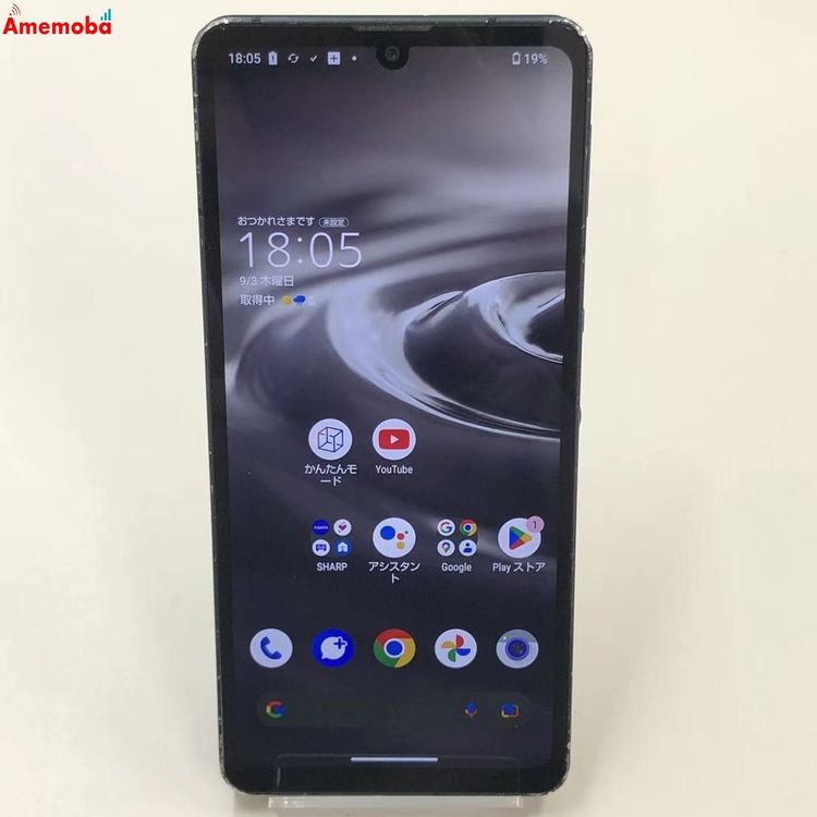 ��®ȯ��AQUOS sense6s 4GB/64GB �֥�å� SHG07 AU��SIM�ե꡼