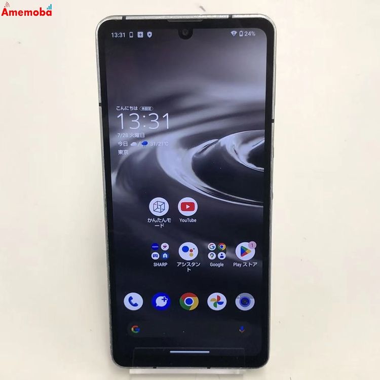 ��®ȯ��AQUOS sense6s 4GB/64GB �֥�å� SHG07 AU��SIM�ե꡼