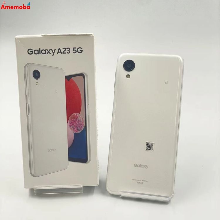 ��®ȯ��Galaxy A23 5G 4GB/64GB �ۥ磻�� SCG18 AU��SIM�ե꡼ ����