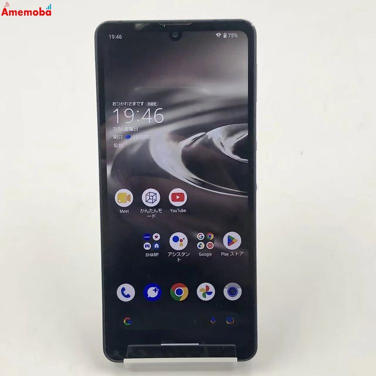 ��®ȯ��AQUOS sense6s 4GB/64GB �֥�å� SHG07 AU��SIM�ե꡼