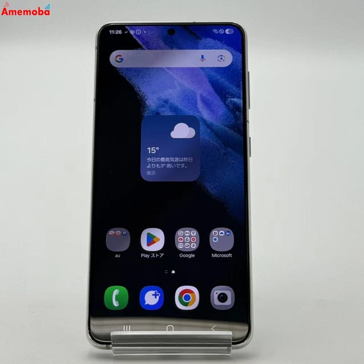 Galaxy S21 5G 256GB եȥۥ磻 SCG09 AUSIMե꡼ 