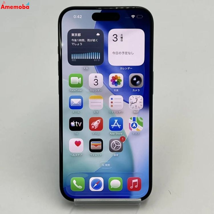 iPhone15 Pro 128GB �֥�å������˥��� MTU73J/A SIM�ե꡼ ����