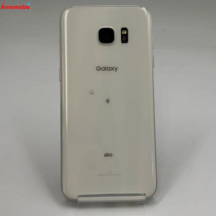��®ȯ��Galaxy S7 edge 32GB �ۥ磻�ȥѡ��� SCV33 AU��SIM�ե꡼ ����