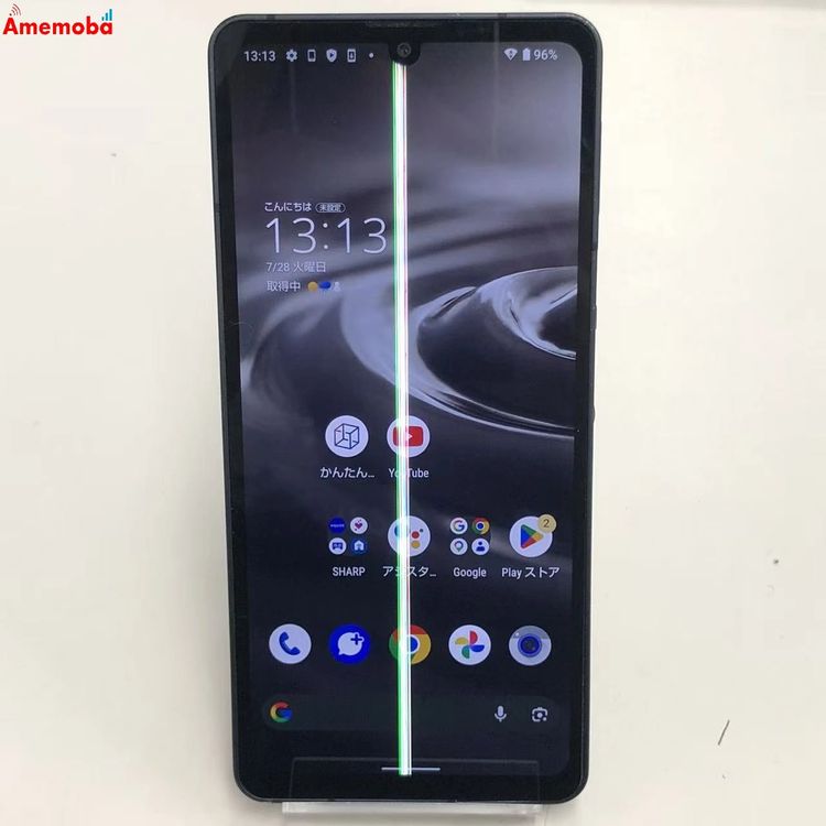 AQUOS sense6s 4GB/64GB �֥�å� SHG07 AU��SIM�ե꡼ �������