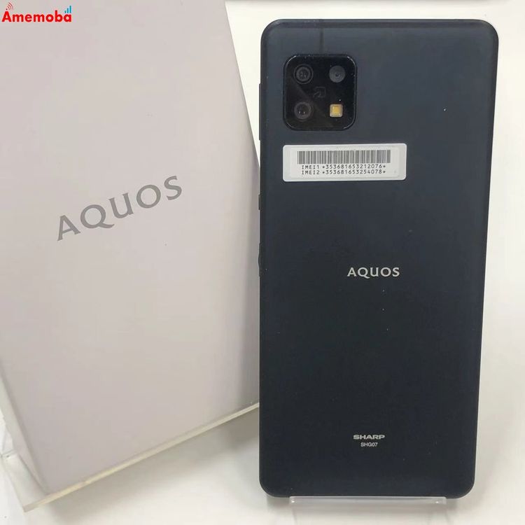AQUOS sense6s 4GB/64GB �֥�å� SHG07 AU��SIM�ե꡼ ��������