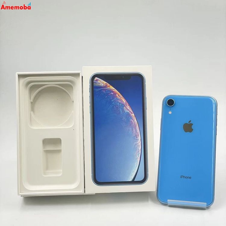 ��®ȯ��iPhoneXR 64GB �֥롼 MT0E2J/A AU��SIM�ե꡼