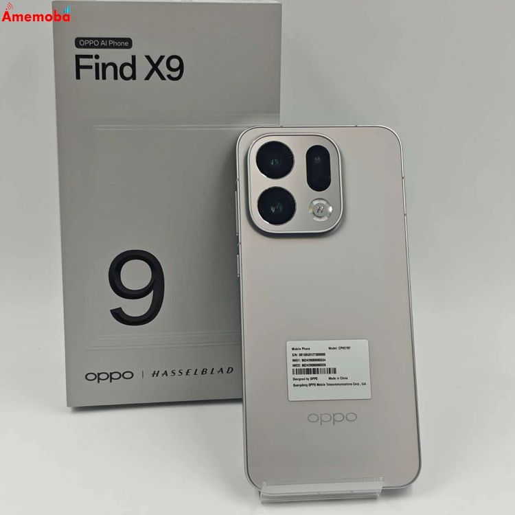 Find X9 16GB/512GB �����˥��॰�졼 CPH2797 ���ȥ���SIM�ե꡼ ����Ʊ