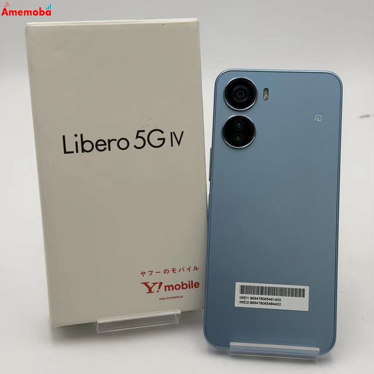 Libero 5G IV 128GB �֥롼 A302ZT Y!mobile��SIM�ե꡼ ̤������