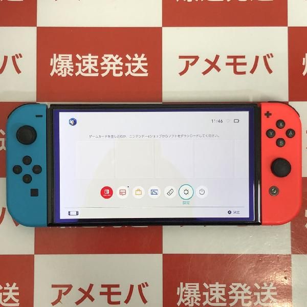 ムスビー｜爆速発送Nintendo Switch有機ELモデル Lネオンブルー R 