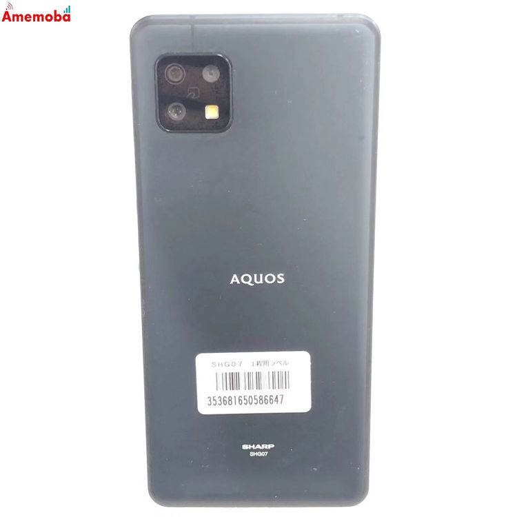 ��®ȯ��AQUOS sense6s 4GB/64GB �֥�å� SHG07 AU��SIM�ե꡼