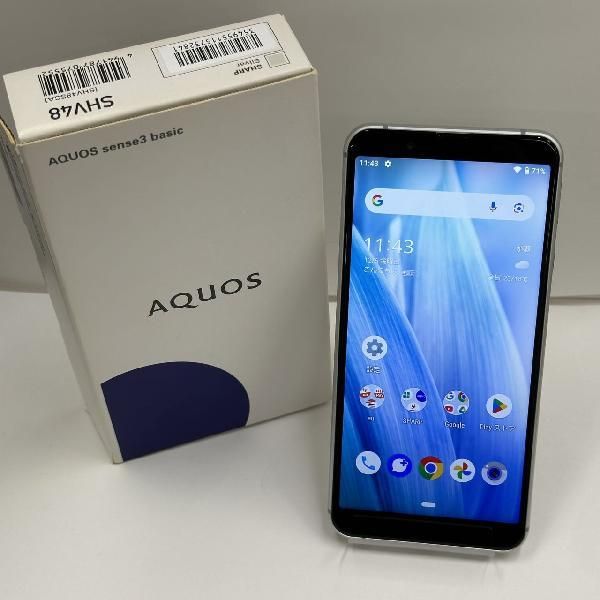 ムスビー｜爆速発送 AQUOS sense3 basic 32GB SHV48 Au版SIMフリー 極 