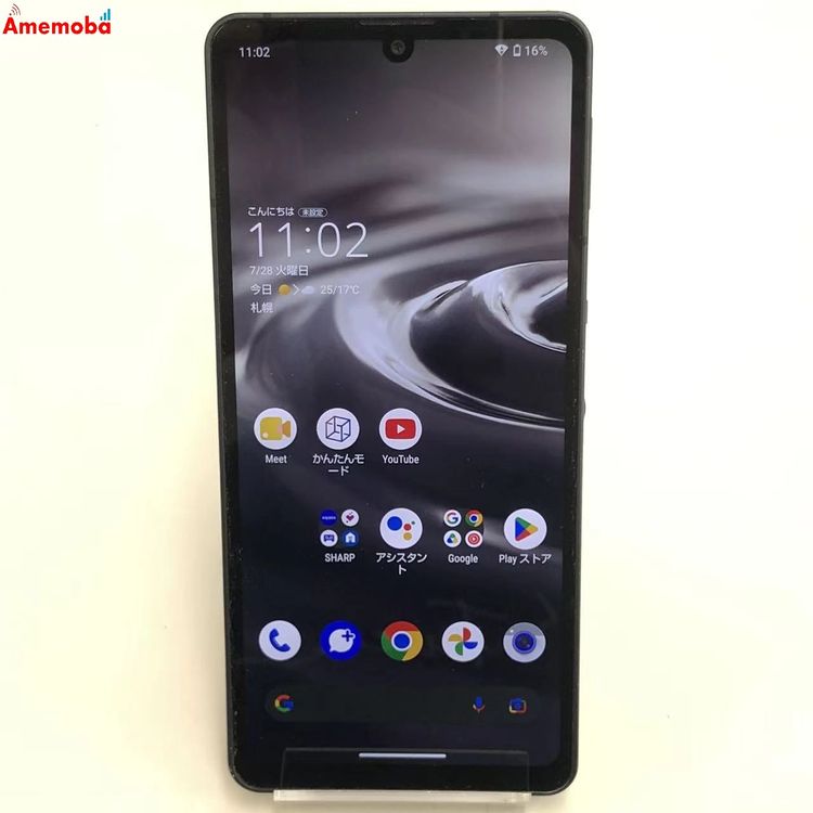 ��®ȯ��AQUOS sense6s 4GB/64GB �֥�å� SHG07 AU��SIM�ե꡼