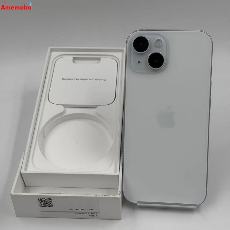 ��®ȯ��iPhone15 256GB �֥롼 MTMR3J/A AU��SIM�ե꡼