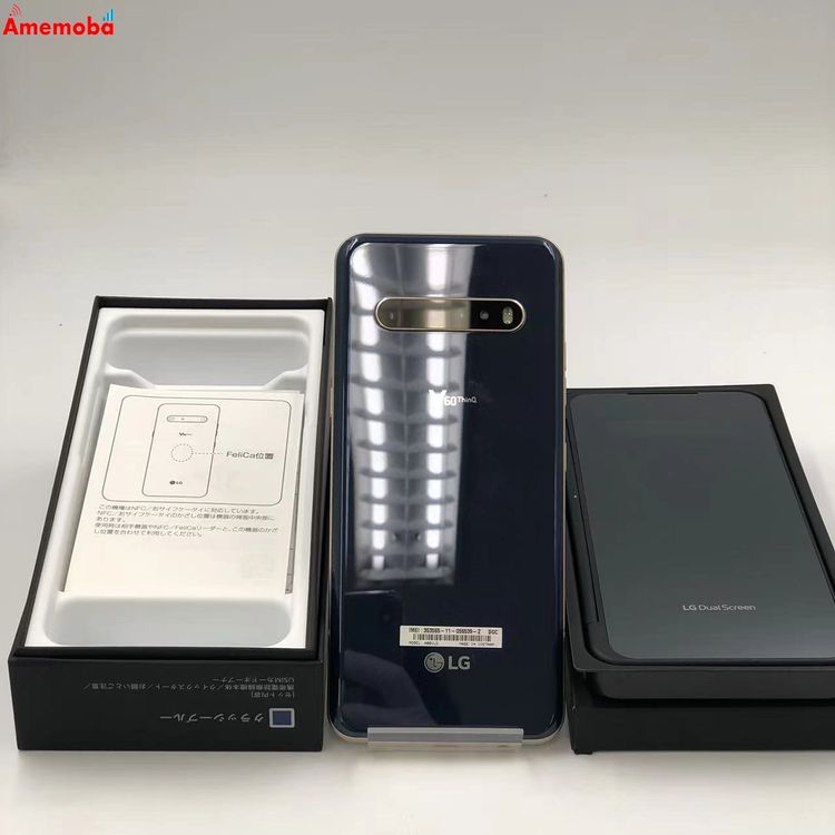 LG V60 ThinQ 5G 128GB ����å����֥롼 A001LG20s SoftBank��