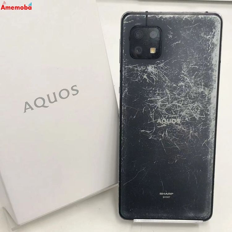 ��®ȯ��AQUOS sense6s 4GB/64GB �֥�å� SHG07 AU��SIM�ե꡼