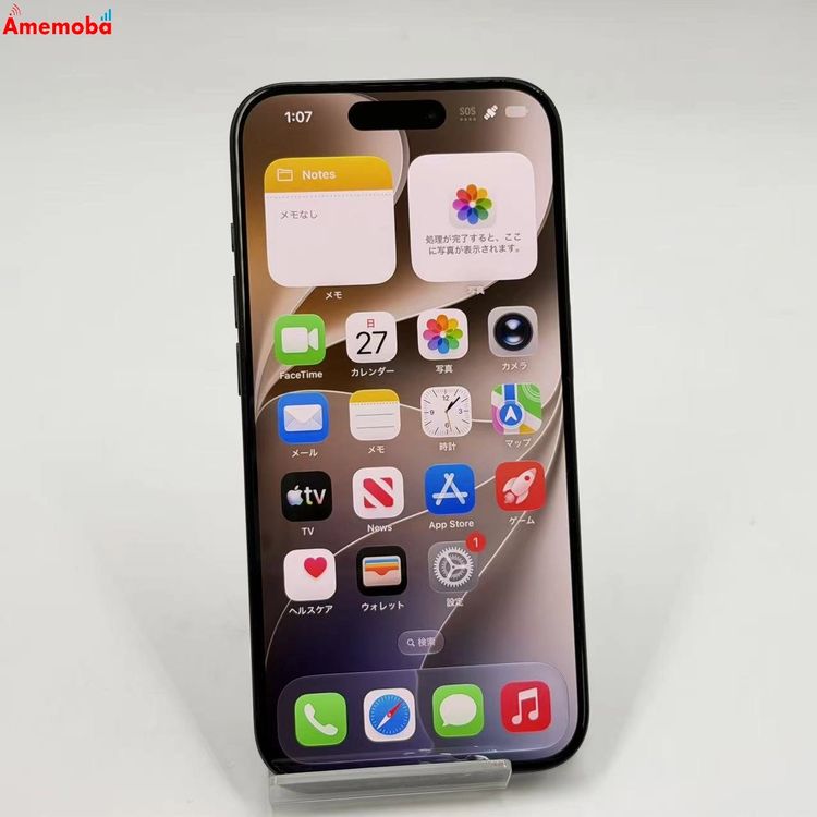 iPhone15 Pro 128GB �֥롼�����˥��� MTUA3J/A SoftBank��SIM��