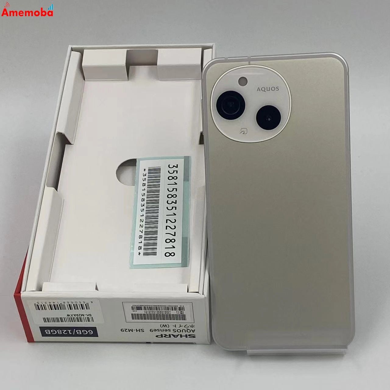 未開封 新品 AQUOS sense9 SH-M29 6GB/128GB 新品未開封 AQUOS sense9 ホワイト SH-M29 6GB/128GB ムスビー