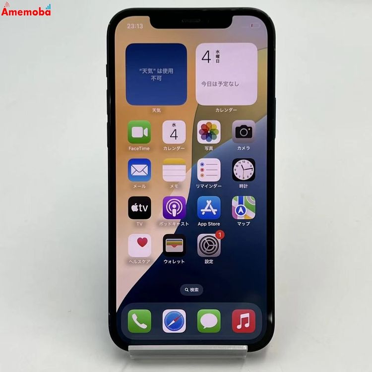 ��®ȯ��iPhone12 64GB �֥�å� MGHN3J/A AU��SIM�ե꡼