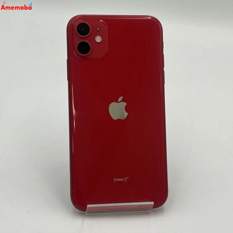 ��®ȯ��iPhone11 128GB Product Red MWM32J/A AU��SIM�ե꡼