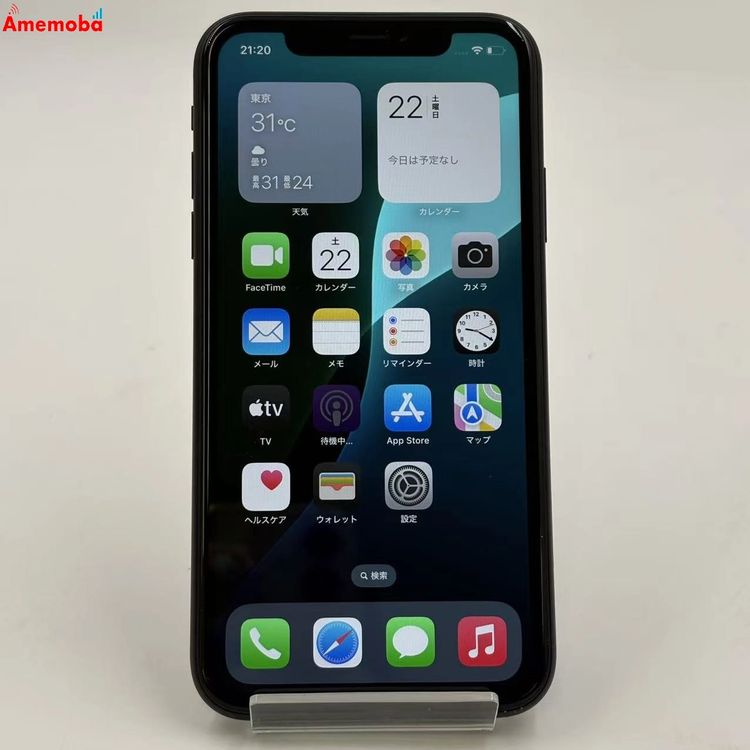 ��®ȯ��iPhoneXR 64GB �֥�å� MT002J/A docomo��SIM�ե꡼