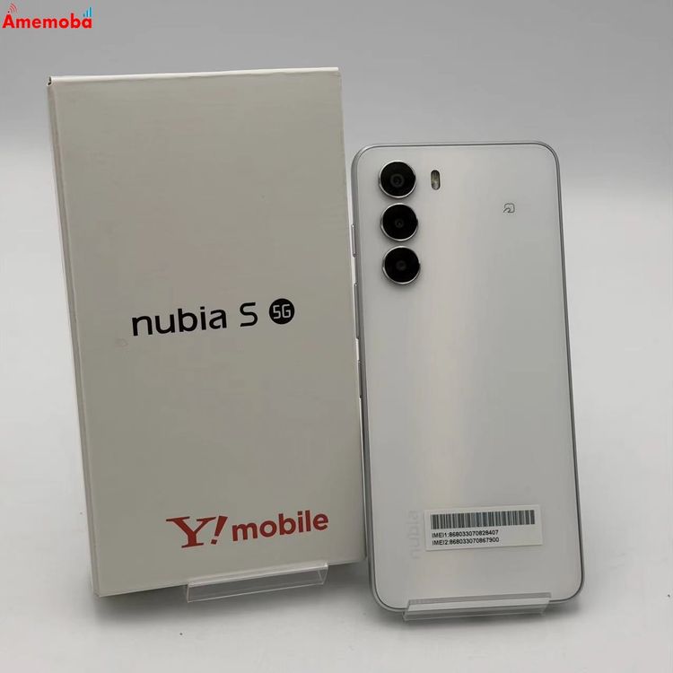 Nubia S 5G 128GB �ۥ磻�� A403ZT Y!mobile��SIM�ե꡼  ̤������