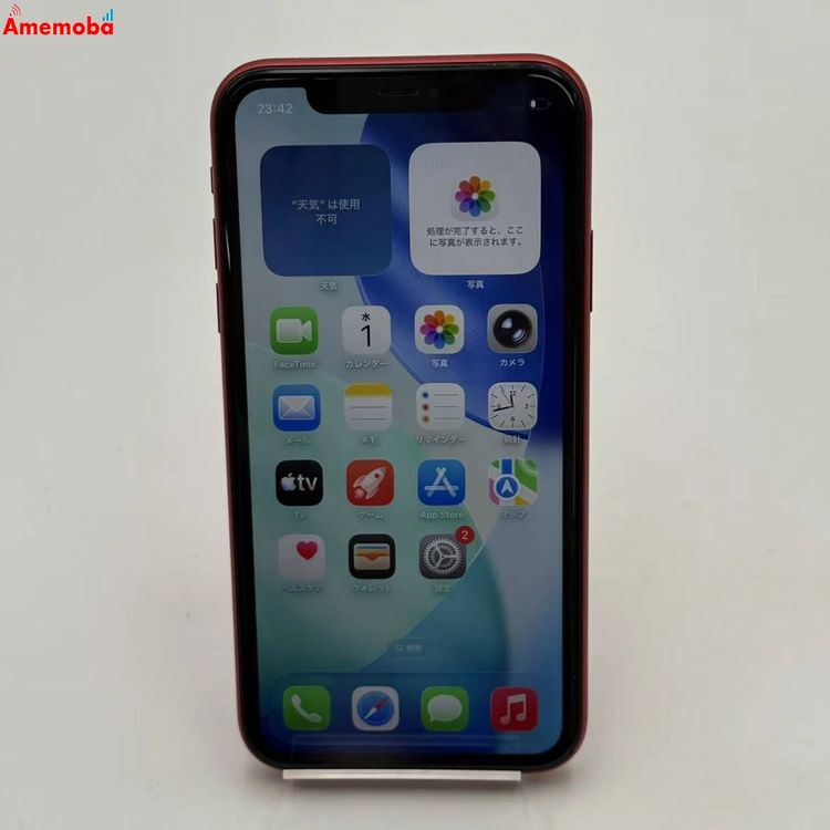 iPhone11 128GB Product Red MWM32J/A AU��SIM�ե꡼ �����