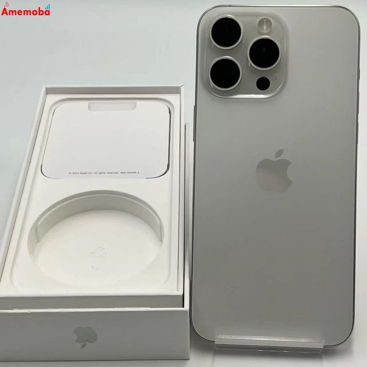 iPhone15 Pro Max 256GB �ۥ磻�ȥ����˥��� MU6Q3J/A AU��SIM�ե�