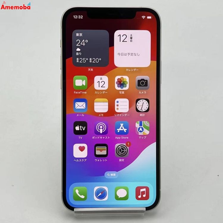 ��®ȯ��iPhone12 64GB �ۥ磻�� MGHP3J/A AU��SIM�ե꡼ ����Ʊ��
