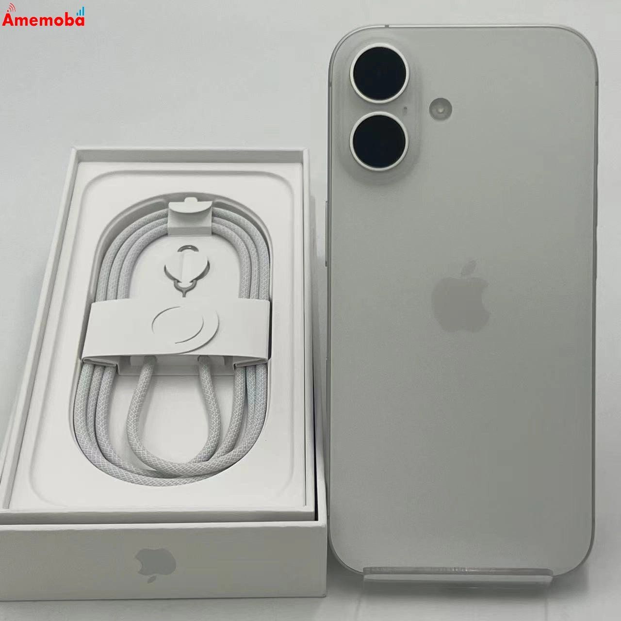 iPhone16 128GB ホワイト 元箱付 SIMフリー MYDR3J/A Apple iPhone 16 128GB WHITE MYDR3J/A Factory Unlocked - Dual SIM