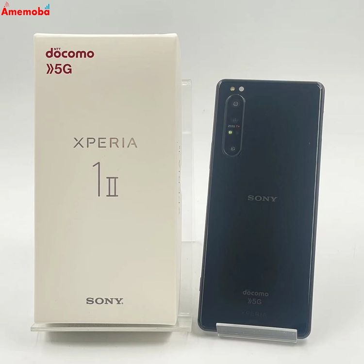 ��®ȯ��Xperia 1 II 128GB �֥�å� SO-51A docomo��SIM�ե꡼ ����