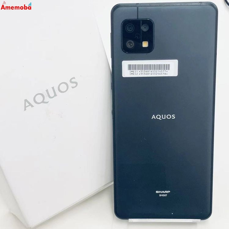 ��®ȯ��AQUOS sense6s 4GB/64GB �֥�å� SHG07 AU��SIM�ե꡼