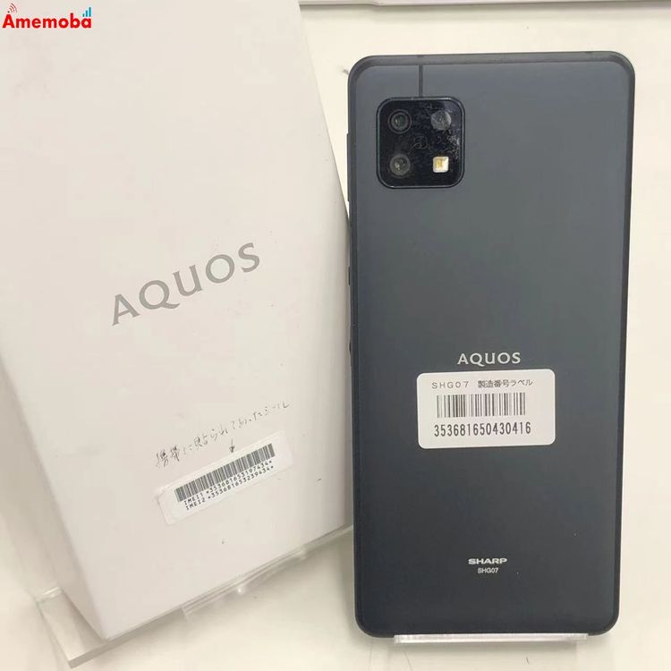 ��®ȯ��AQUOS sense6s 4GB/64GB �֥�å� SHG07 AU��SIM�ե꡼