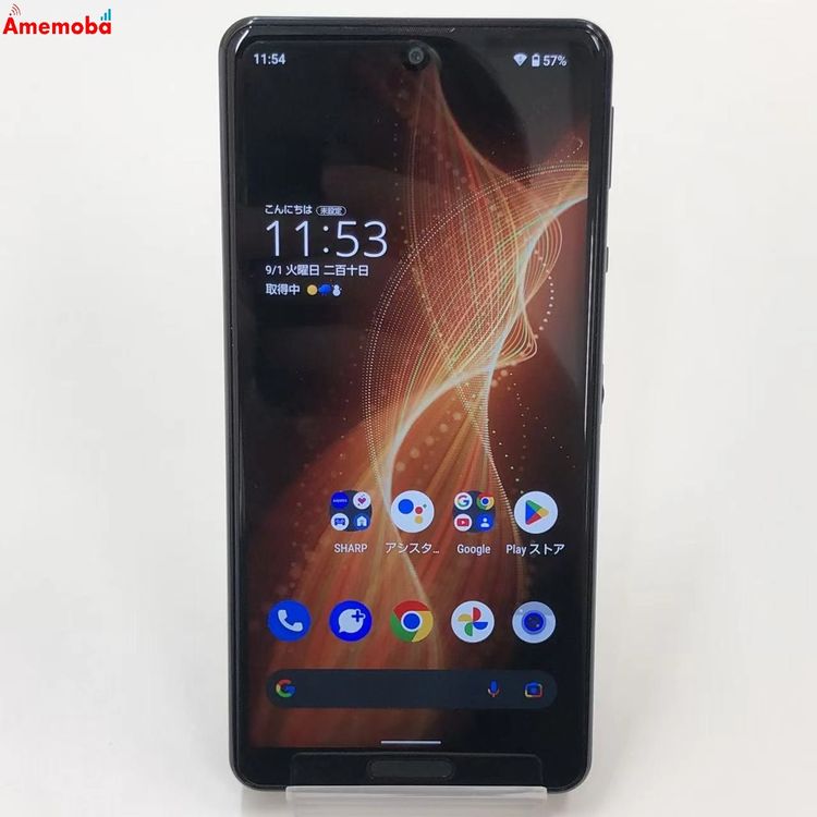��®ȯ��AQUOS sense5G 64GB �֥�å� SHG03 AU��SIM�ե꡼ ����Ʊ��